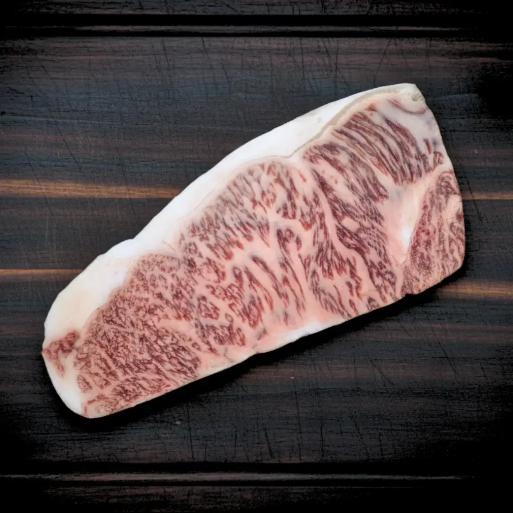 [BJ003109] Kagoshima Wagyu A5 Striploin Steak (301 - 320g)