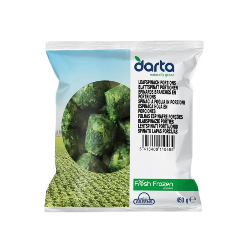 Frozen Leaf Spinach Portion 1kg/pack