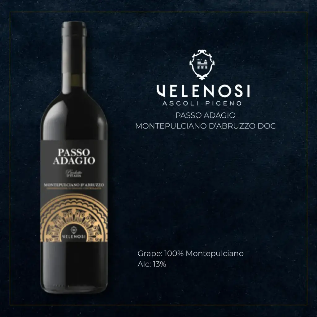 [BEV026] Velenosi - Passo Adagio Montepulciano D'Abruzzo DOC