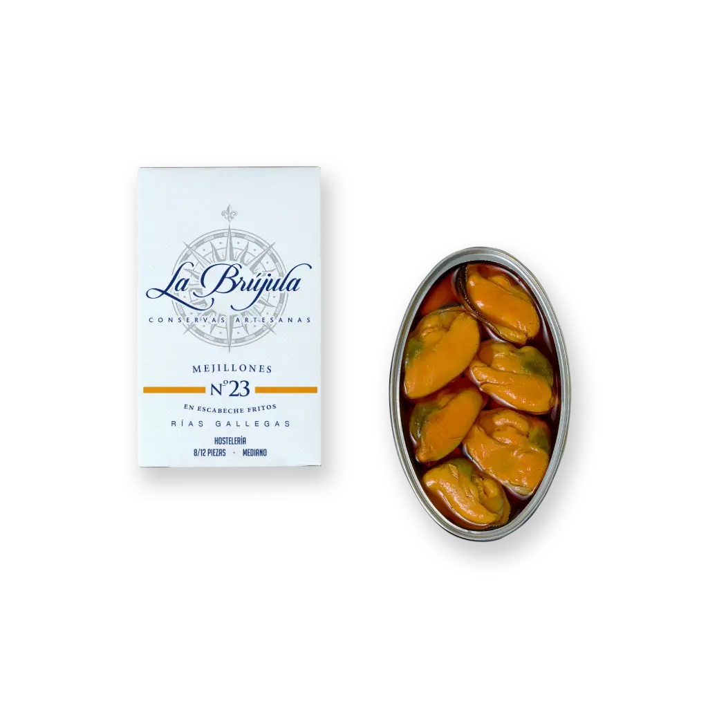 La Brujula Mussel in Escabeche