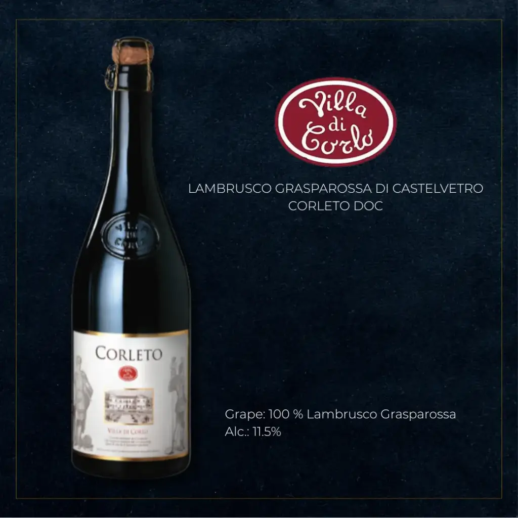 Villa di Corlo - Lambrusco Grasparossa di Castelvetro Corleto DOC