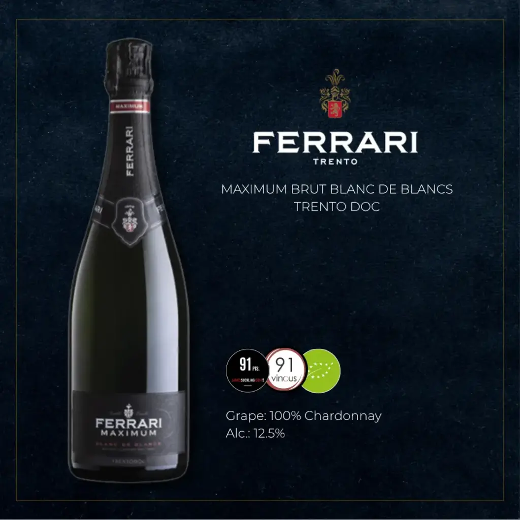 Ferrari Maximum Brut Blanc de Blancs Trento DOC