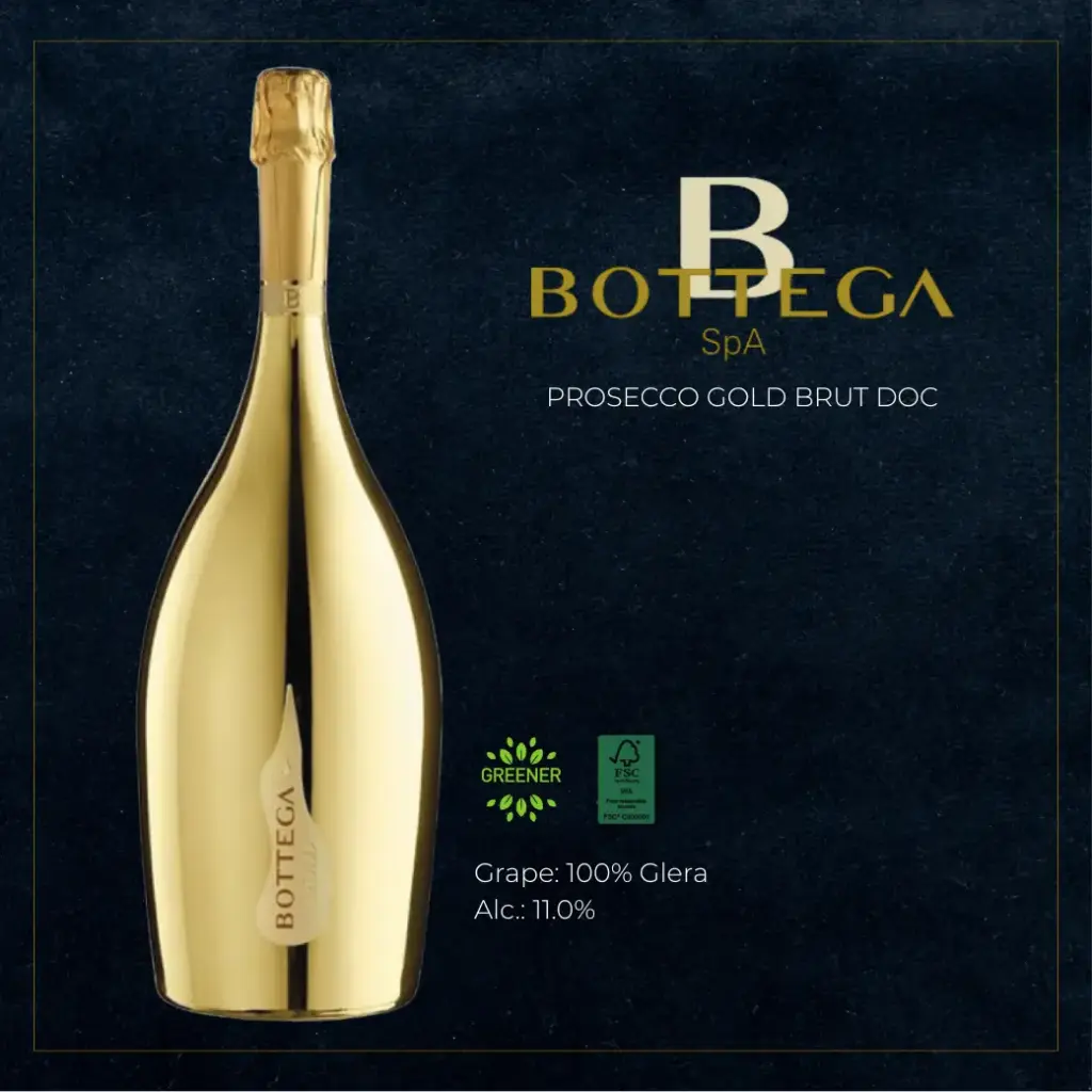 [BEV011] Bottega - Prosecco Gold Brut DOC