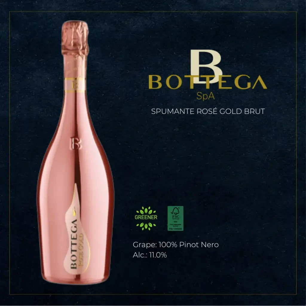 [BEV013] Bottega - Spumante Rose Gold Brut