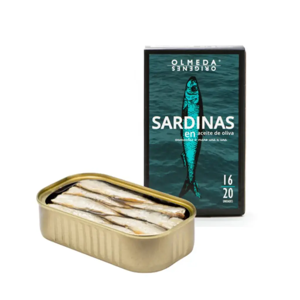 Olmeda Orígenes Small Sardines in Olive Oil 115g/tin