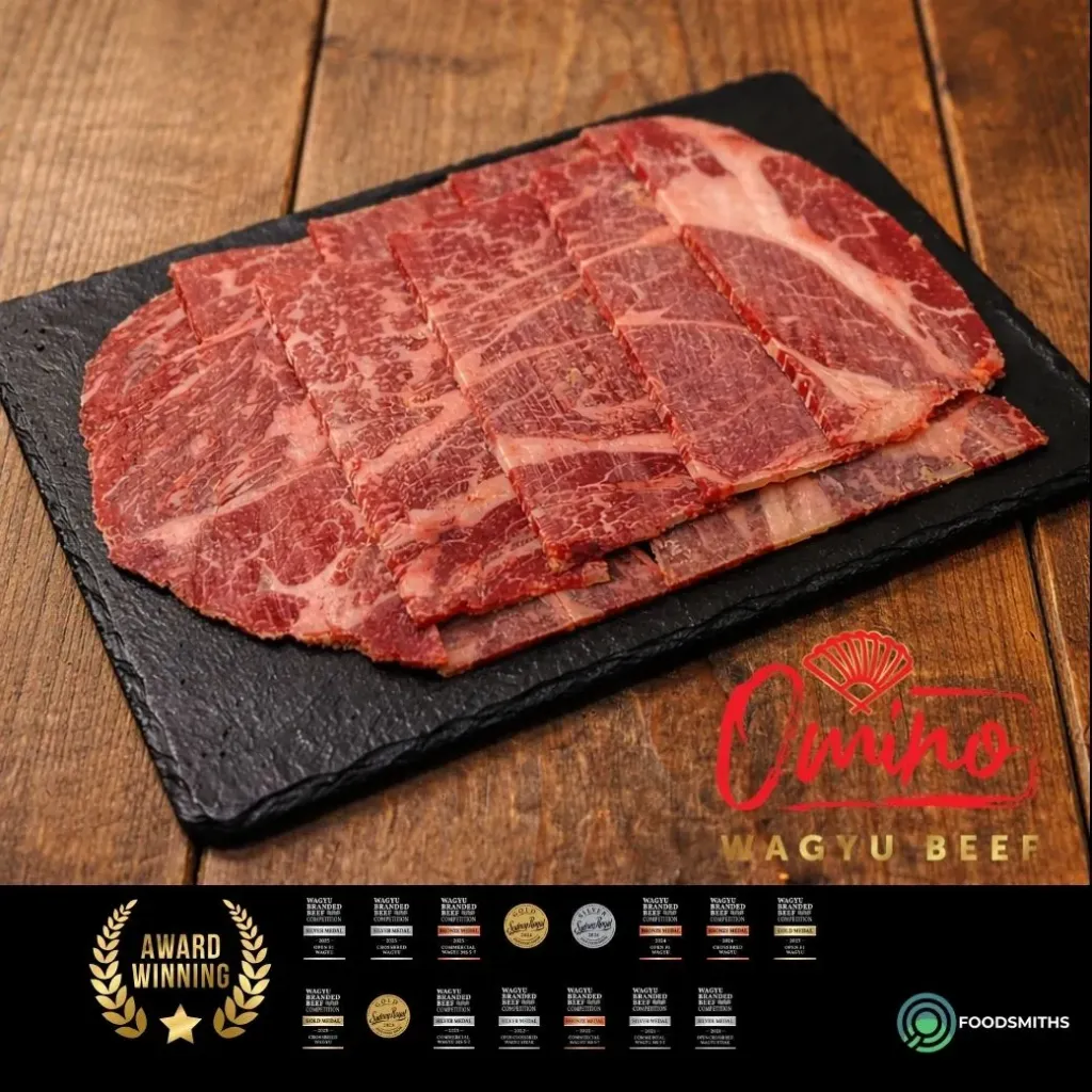 Omino Australian Wagyu Chuck Eye Roll MB6-7 Yakiniku 250g/pack