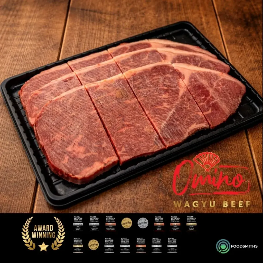 [CYBA036] Omino Australian Wagyu Outside Flat MB6-7 Yakiniku 250g/pack