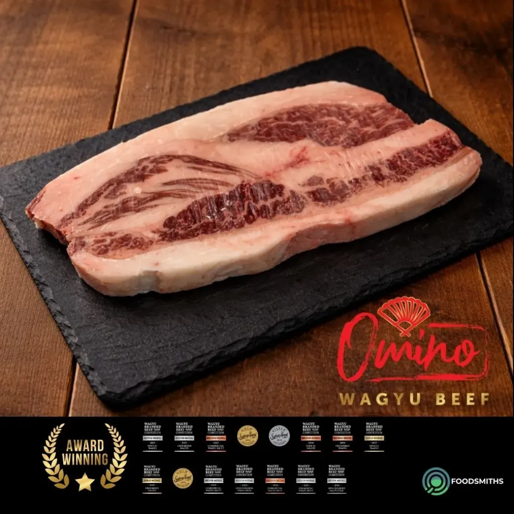 [CBA035104] Omino Australian Wagyu Karubi Plate MB6-7 Steak (181 - 200g)