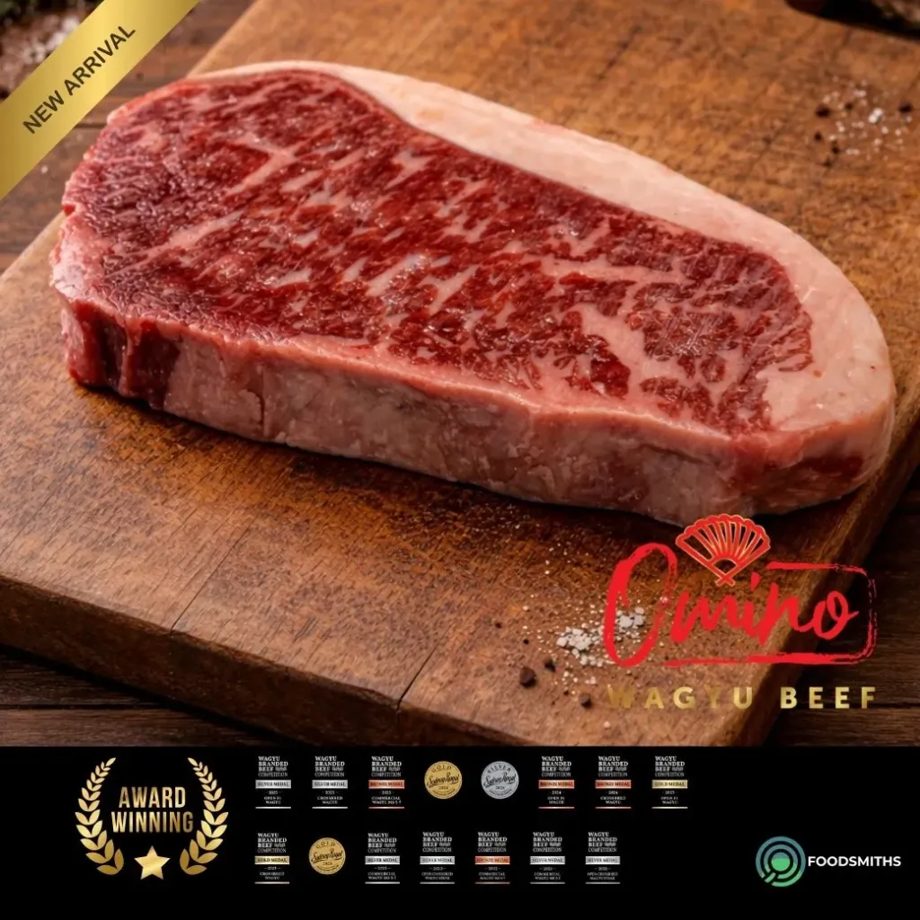Omino Australian Wagyu Striploin MB6-7 Steak
