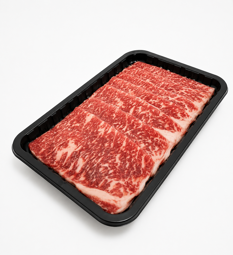 [CSBA084] Marble King Full Blood Wagyu Outside Flat MB9+ Shabu Shabu 250g/pack