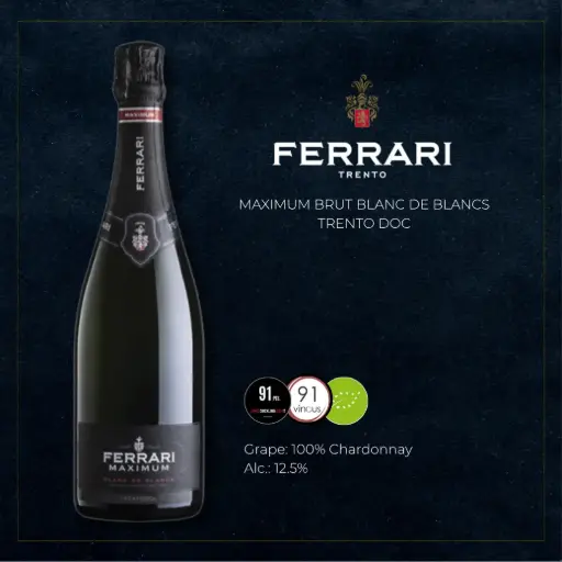 [BEV017] Ferrari Maximum Brut Blanc de Blancs Trento DOC