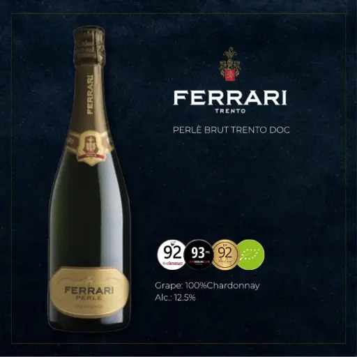 [BEV019] Ferrari Perlè Brut Trento DOC
